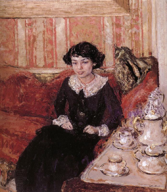 Edouard Vuillard Middle cecey baby portrait